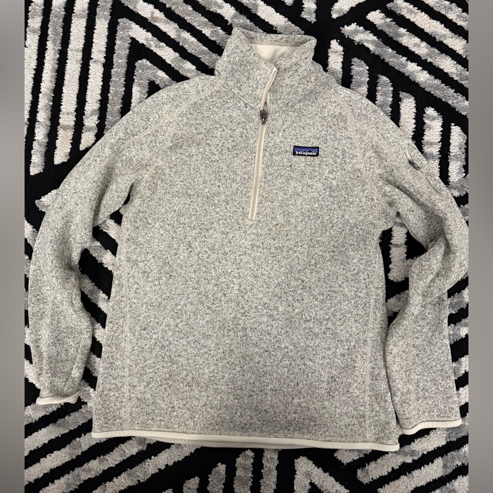 Patagonia Men's Zip-Up Sweater in Gray